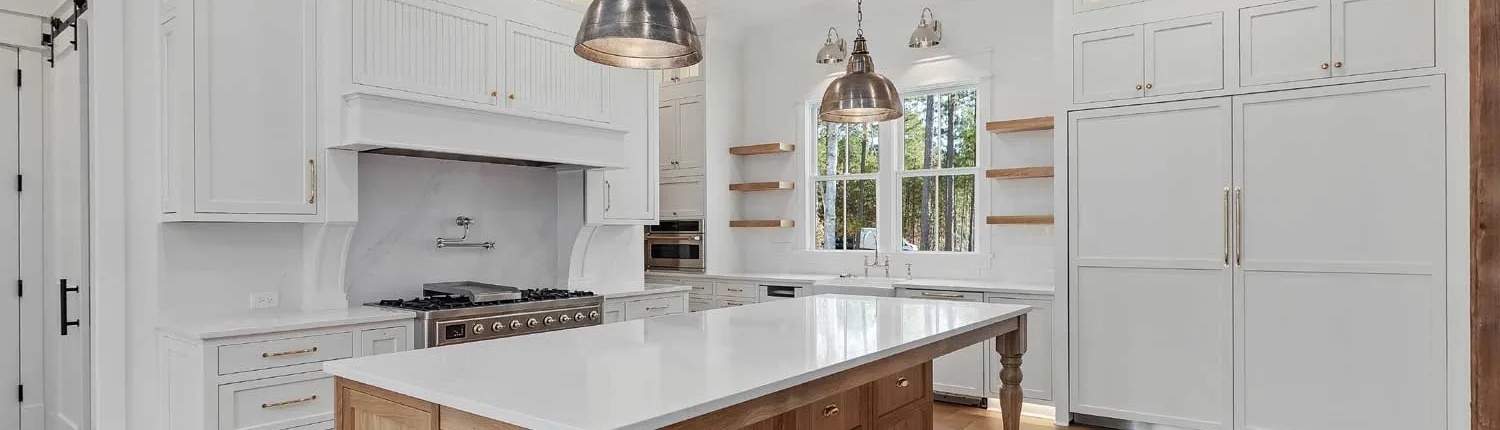 Custom kitchen cabinets by Edgewood Cabinetry